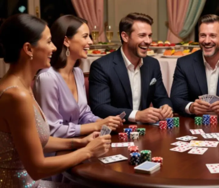 Wieczór pokerowy o charakterze towarzyskim w restauracji Nocaravelis